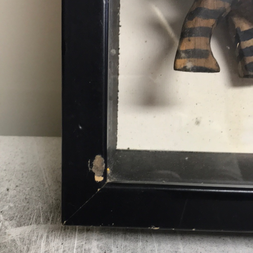 Unique Zebra Shadow Box - Picture 7 of 7